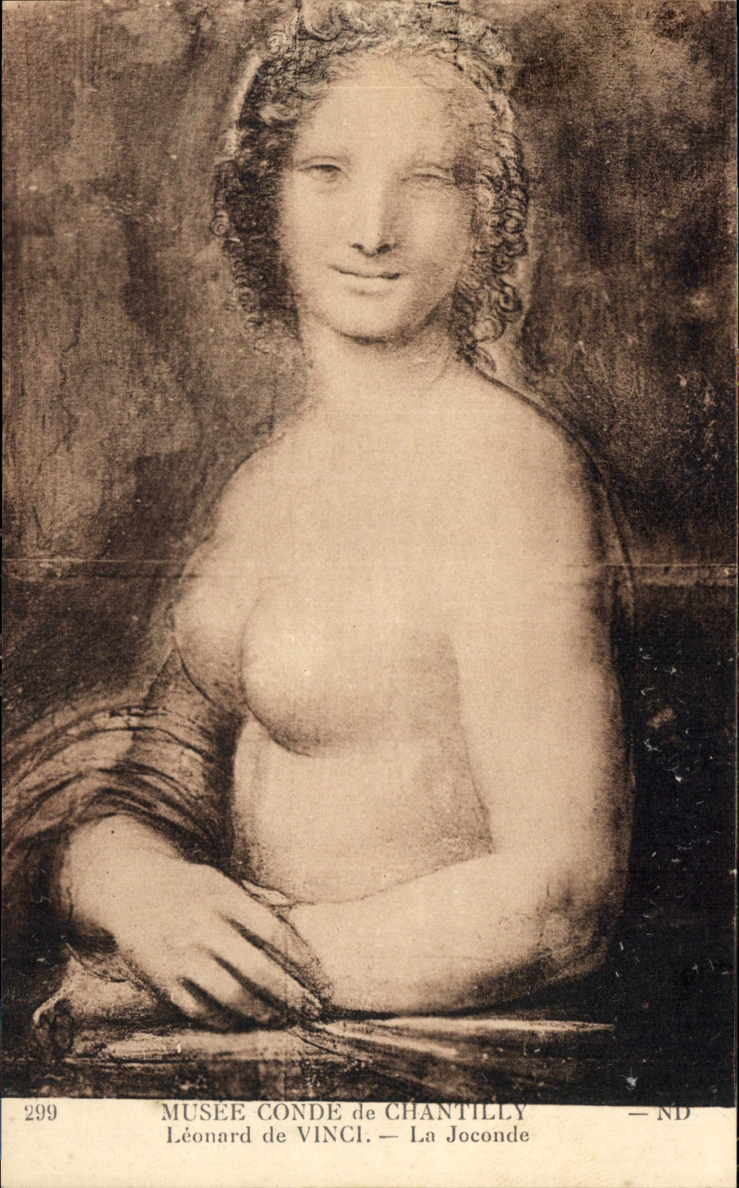 La Joconde — Musée Condé de Chantilly — Léonard de Vinci — n°299