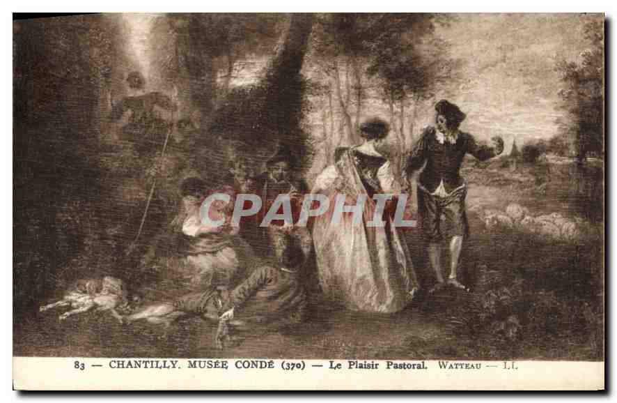 Chantilly. Musée Condé — Le Plaisir Pastorale — Watteau — n°83