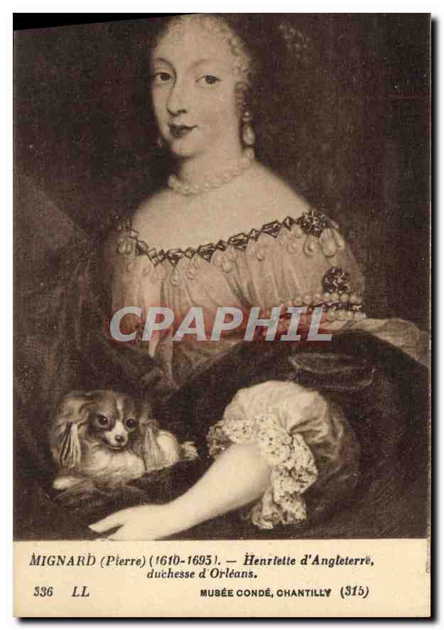 Henriette d'Angleterre, duchesse d'Orléans — Portrait par Mignard — Musée Condé, Chantilly