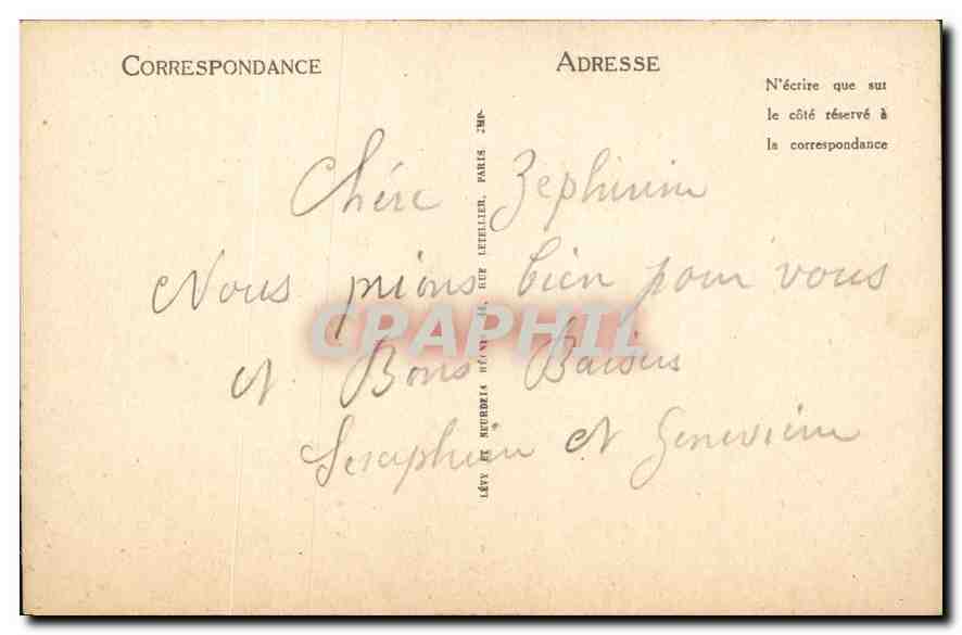 La Mort de Bernadette — Le 16 Avril 1879 — LL — Rückseite
