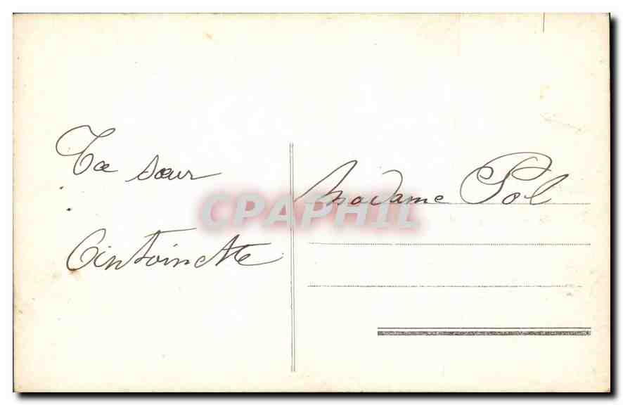 CPA Vive Ste Marie Femme — Back