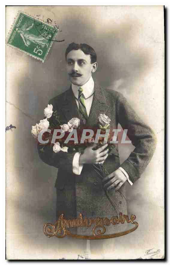 CPA Anniversaire Homme