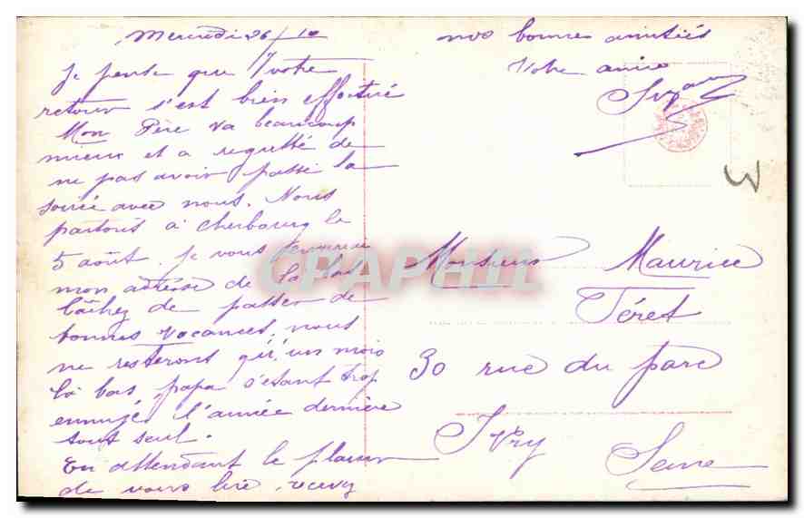 Jeune femme en robe légère — portrait studio — éditeur R. 2567/4 — Reverso