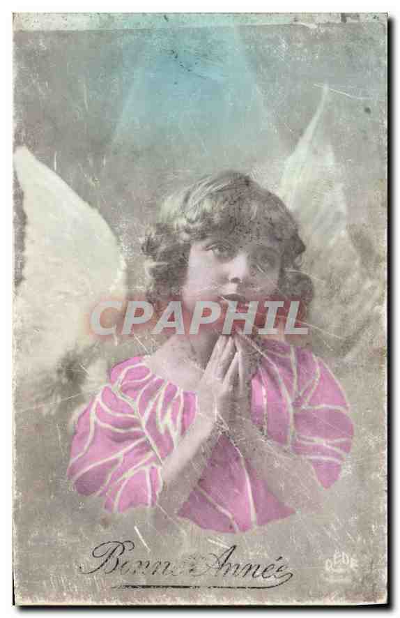 CPA Bonne Annee Enfant Ange