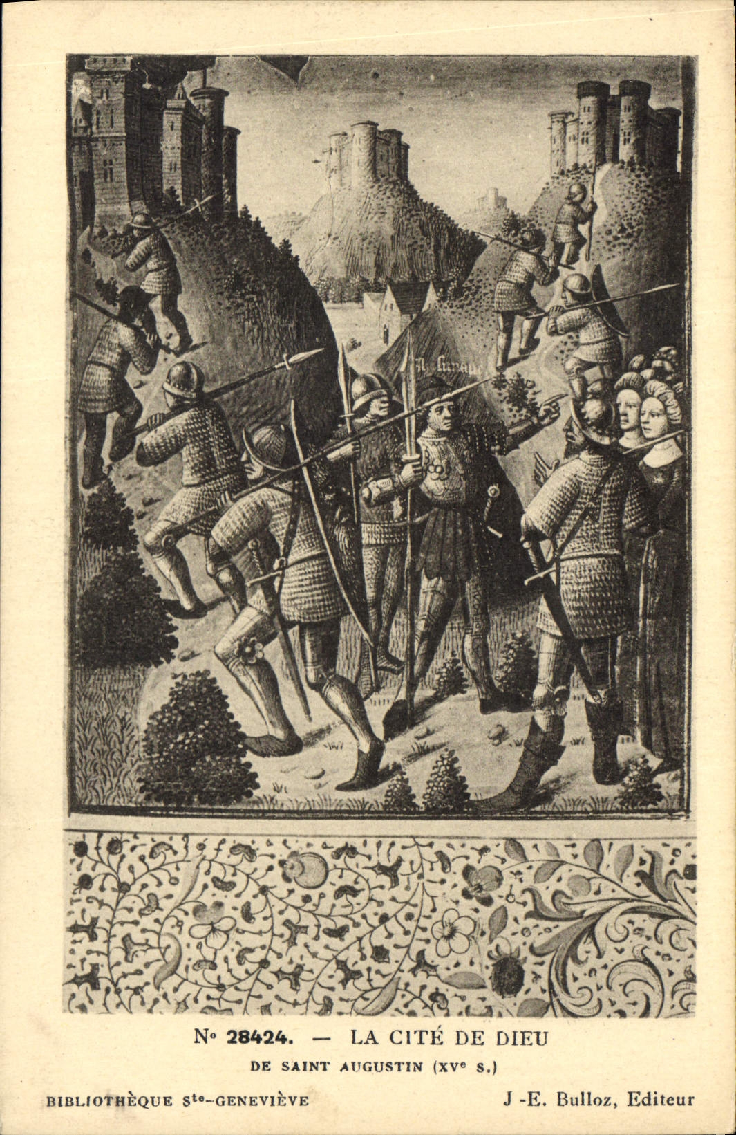 La Cité de Dieu — de Saint Augustin (XVe s.) — J.-E. Bulloz, Éditeur, n° 28424