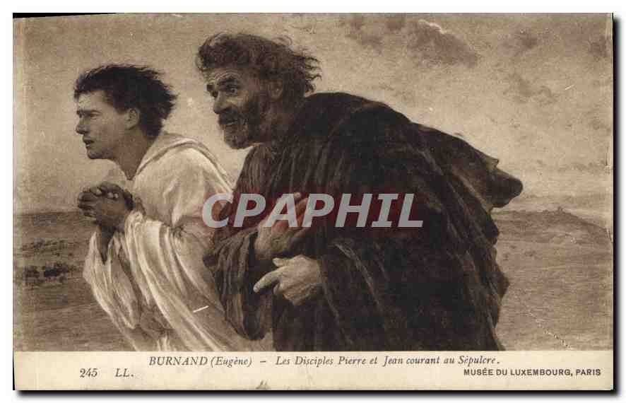 Les Disciples Pierre et Jean courant au Sépulcre — Burnand (Eugène) — Musée du Luxembourg, Paris