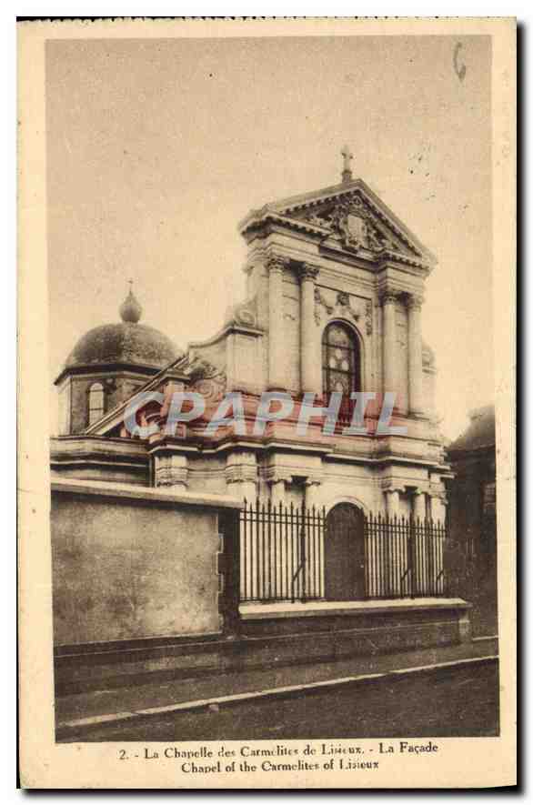 La Chapelle des Carmélites de Lizieux — Façade — CPAPHIL