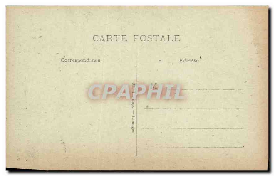 CPA L'Auvergne Le Chambon — Verso