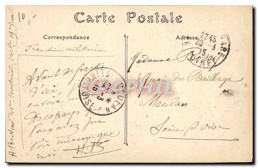 CPA Chapu Jeanne d'Arc  — Rückseite