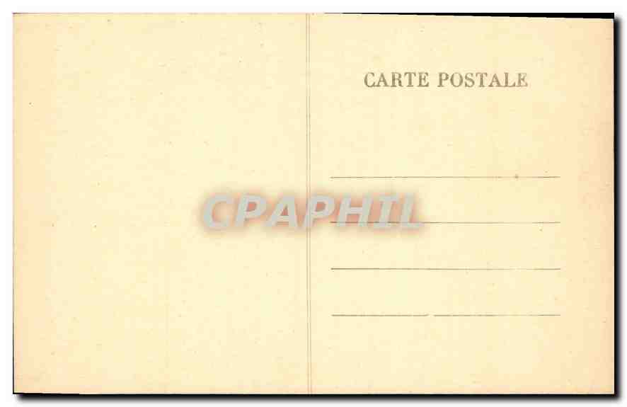 CPA La Chaise Dieu Les Cariatides du Buffet d'Orgues  — Rückseite