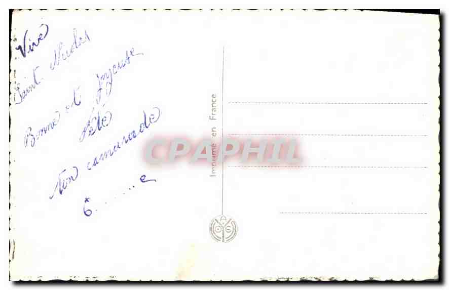 CPA St Nicolas Femme — Back