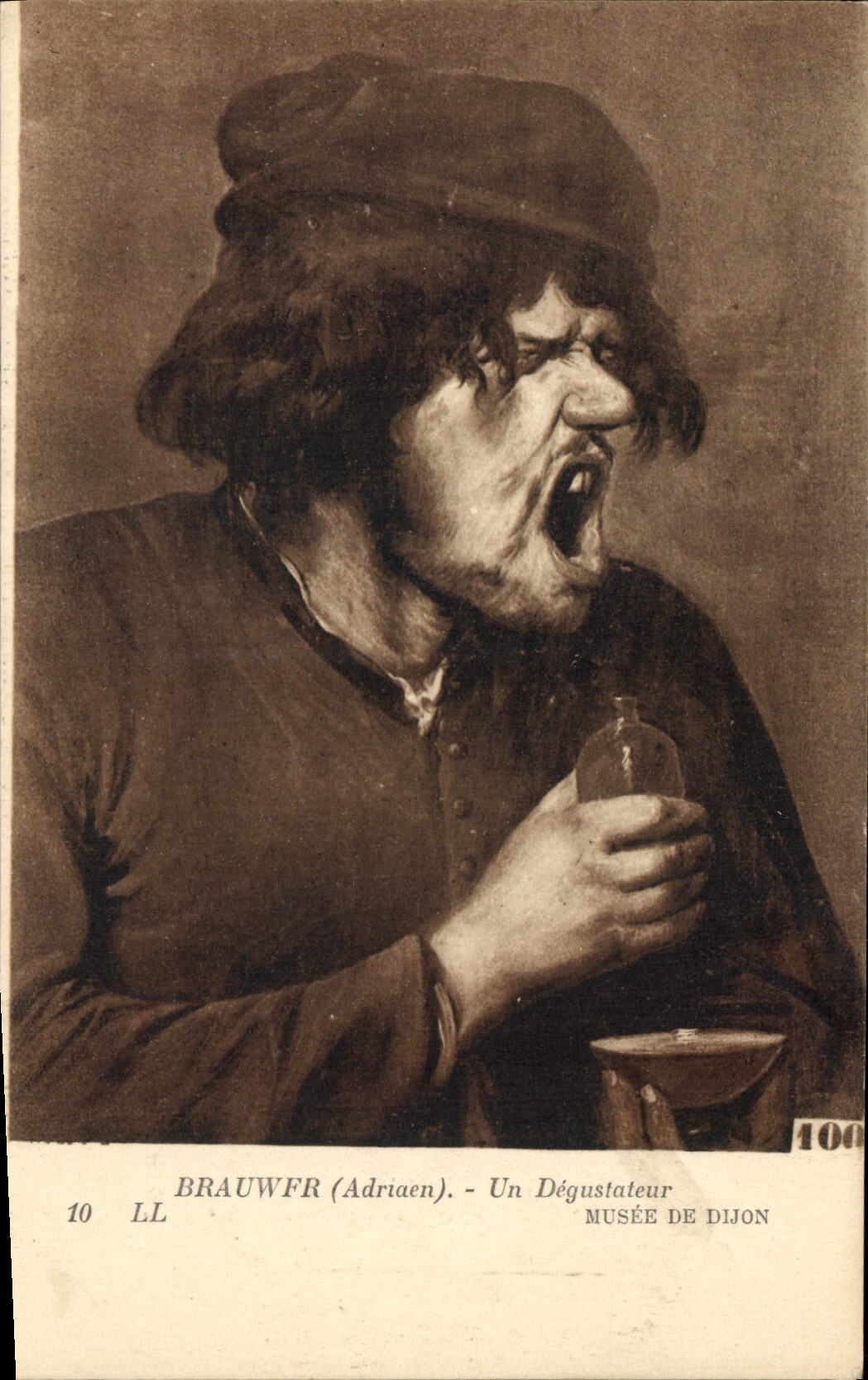 Un Dégustateur — Brauwfr (Adriaen) — Musée de Dijon