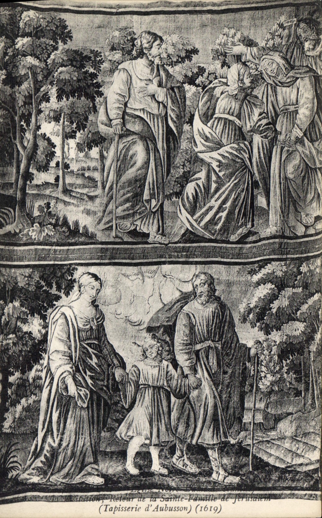 CPA Saumur Eglise Notre Dame de Nantilly Tapisserie d'Aubusson 1619