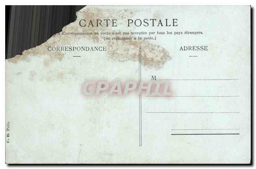 CPA Trouville Debarquement du Poisson  — Rückseite