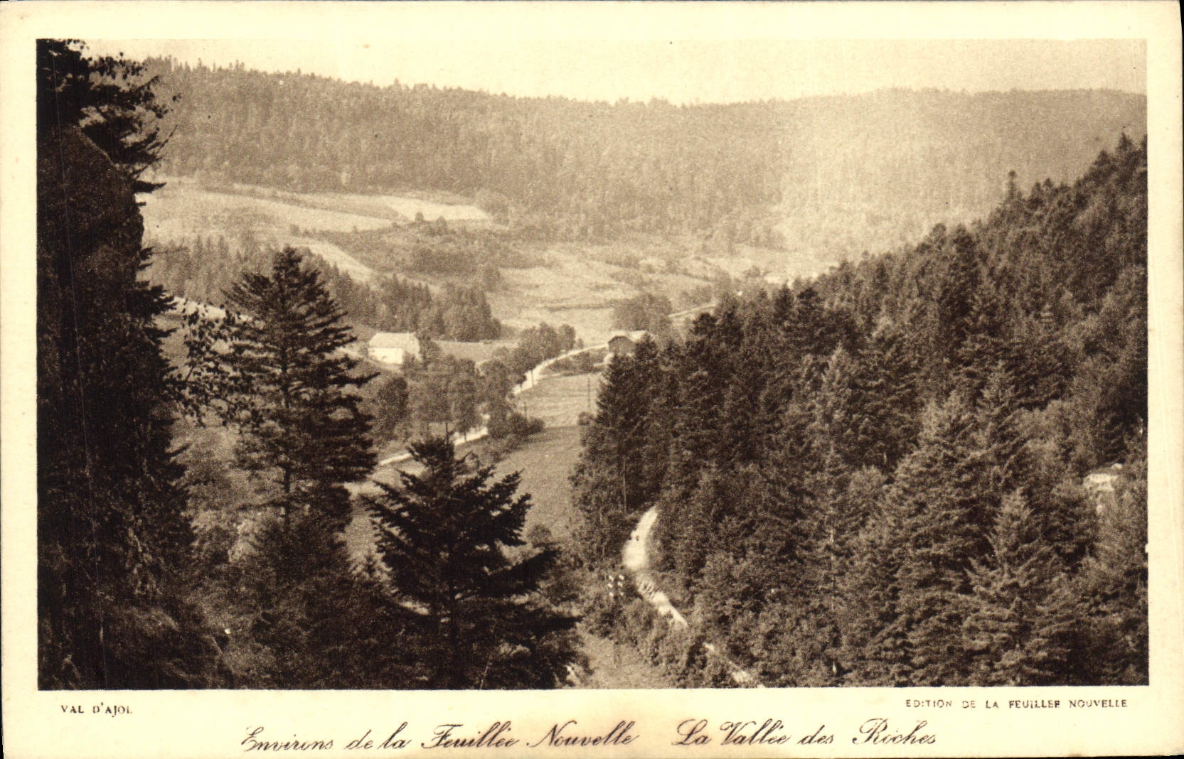 CPA Environs de la Feuillie Nouvelle la Valle des 