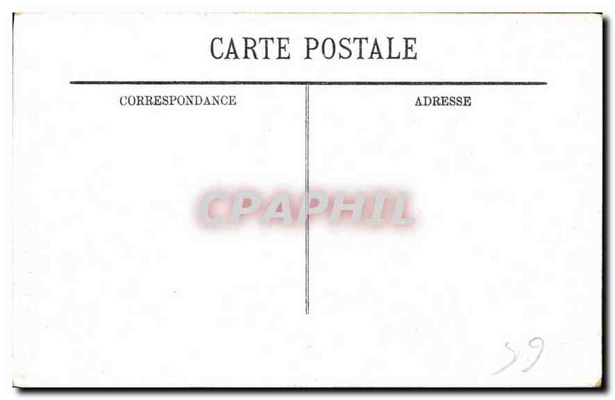 CPA Lourdes Le Calvaire Breton et la Basilique  — Verso