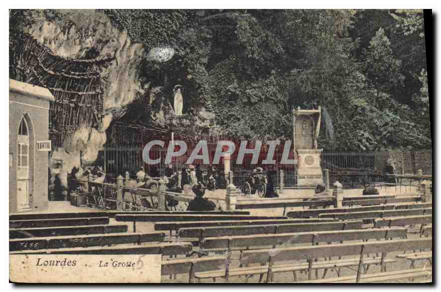 CPA Lourdes La Grotte 