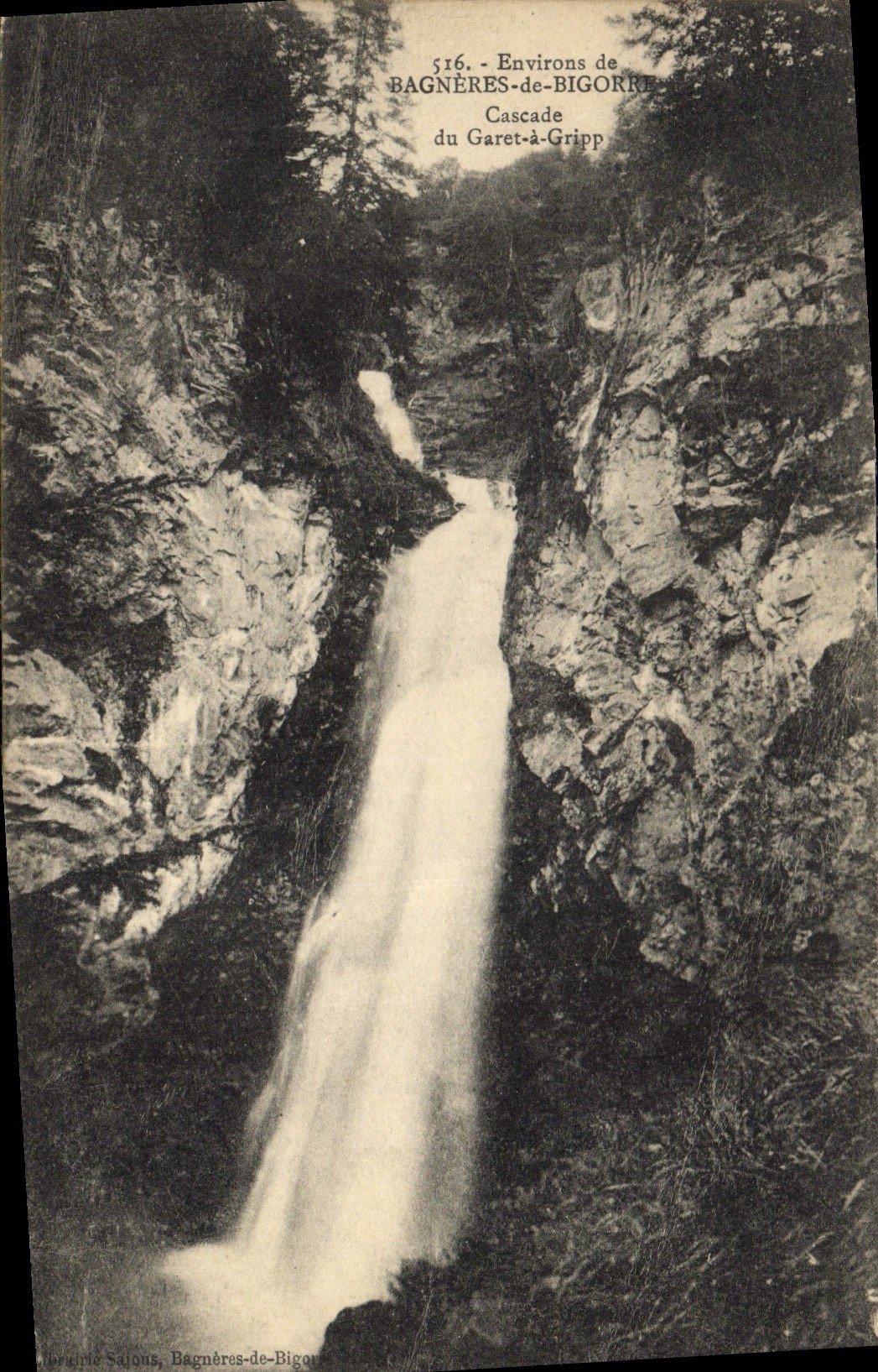 Cascade du Garet-à-Gripp - Umgebung von Bagnères-de-Bigorre — Verlag: Origine Sajons