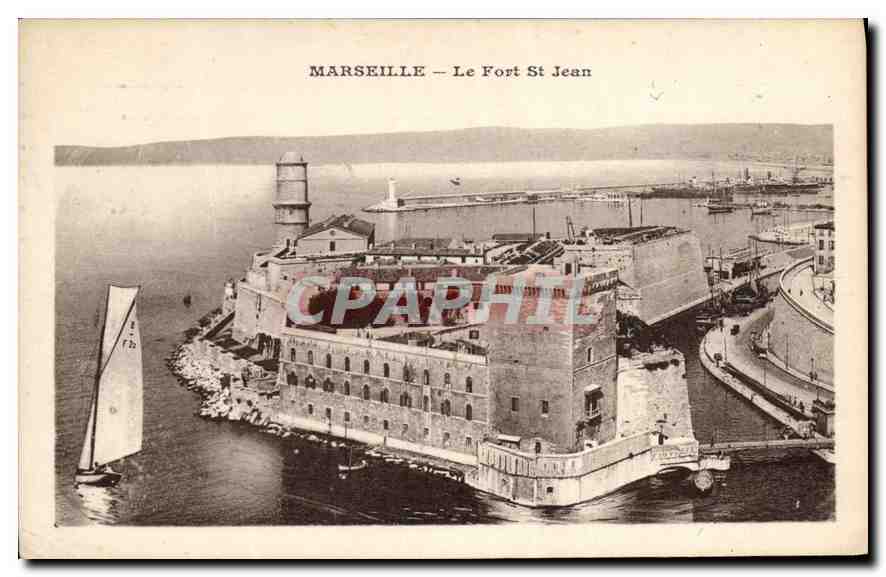 CPA Marseille Le Fort St Jean 