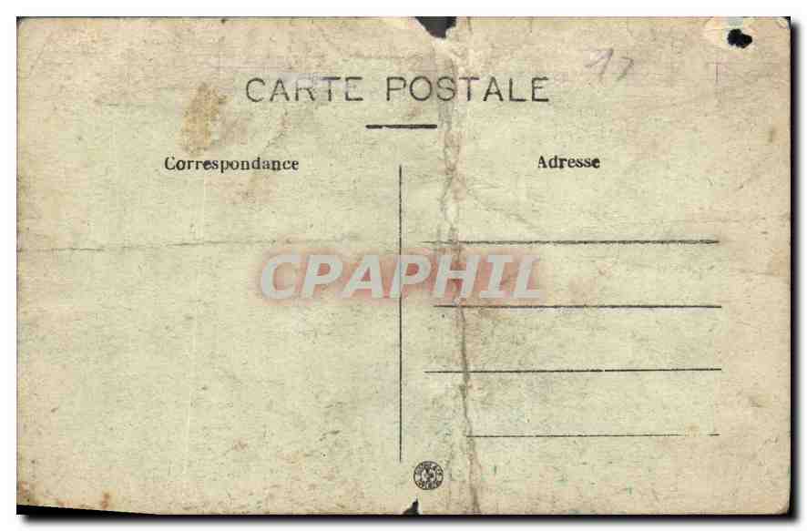 CPA Marseille Chateau d'If  — Rückseite