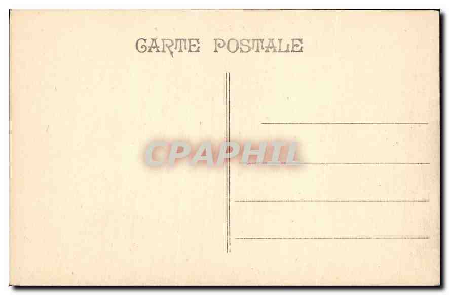 CPA Marseille Palais Longchamp  — Verso