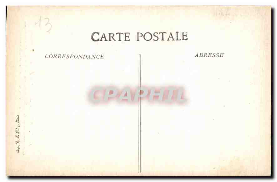 CPA Arles Portail de Saint Trophime  — Verso