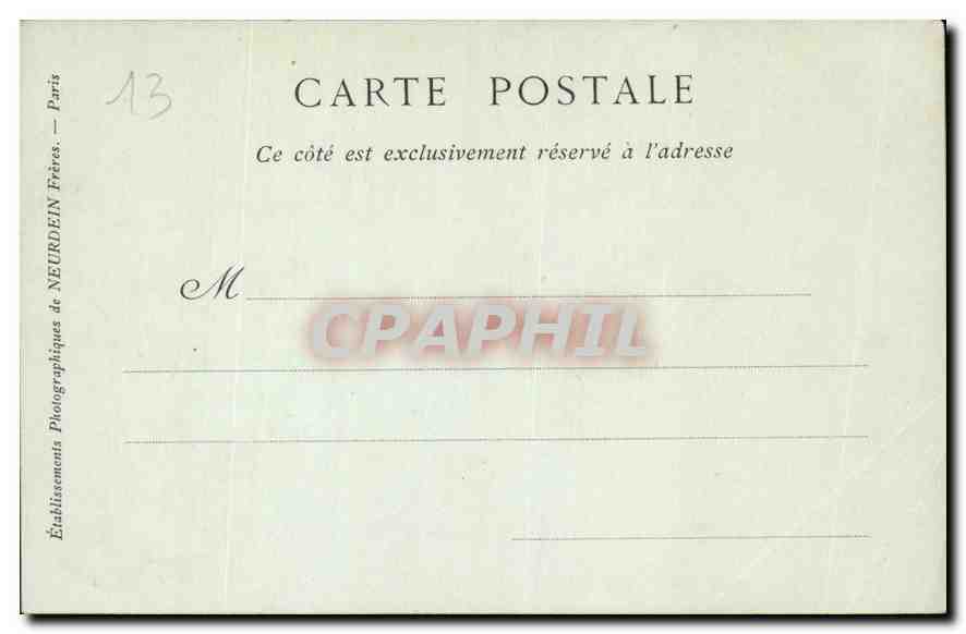CPA Martigues Le Canal Saint Sebastien et l'Eglise de la Madeleine Bateaux de peche — Rückseite