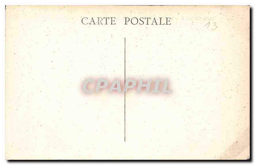 CPA Marseille La Corniche Pointe de Maldorme Le Chateau d'If  — Verso