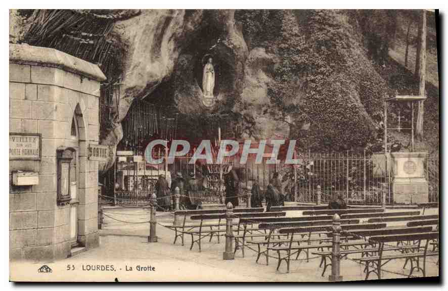 CPA Lourdes La Grotte 