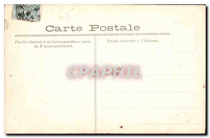 CPA Lourdes Calvaire Breton  — Rückseite