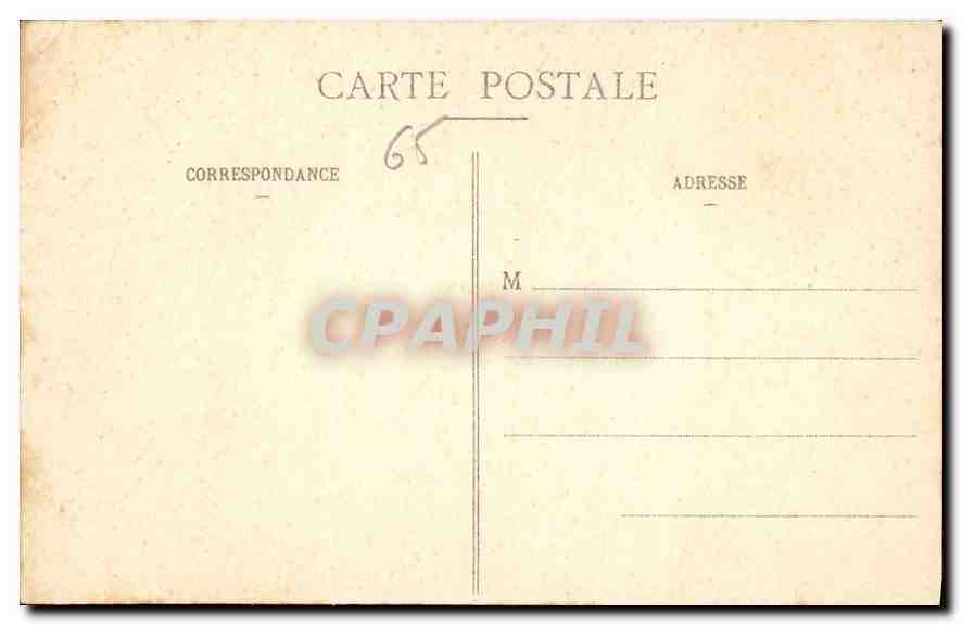 CPA Venerable Bernadette Soubirous Lourdes — Verso