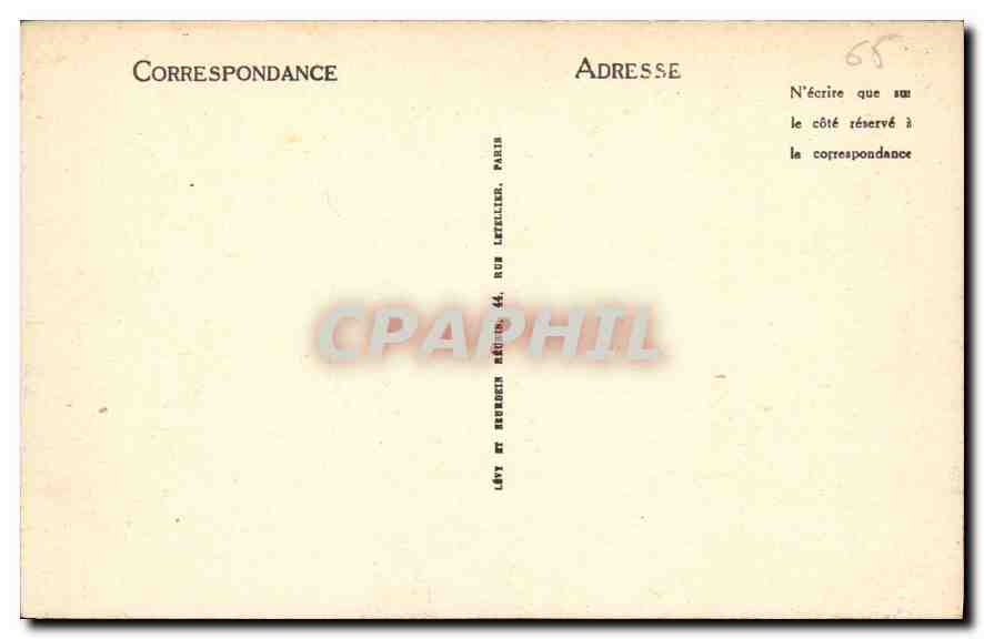 CPA Lourdes La Basilique et le Grave  — Verso