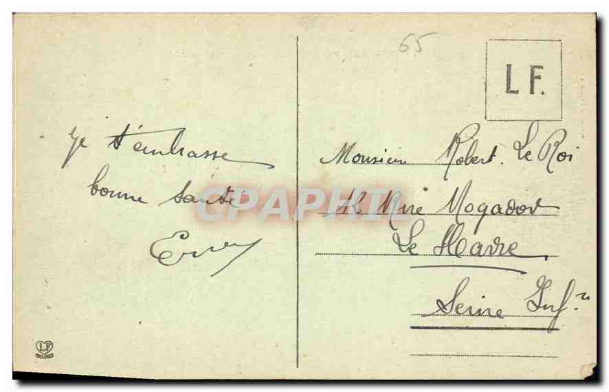 CPA Les Hautes Pyrenees Argeles Vue generale  — Rückseite