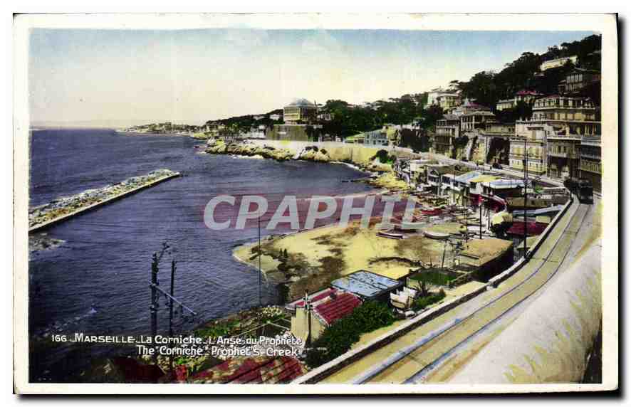 CPA Marseille La Corniche L'Anse du Prophete 