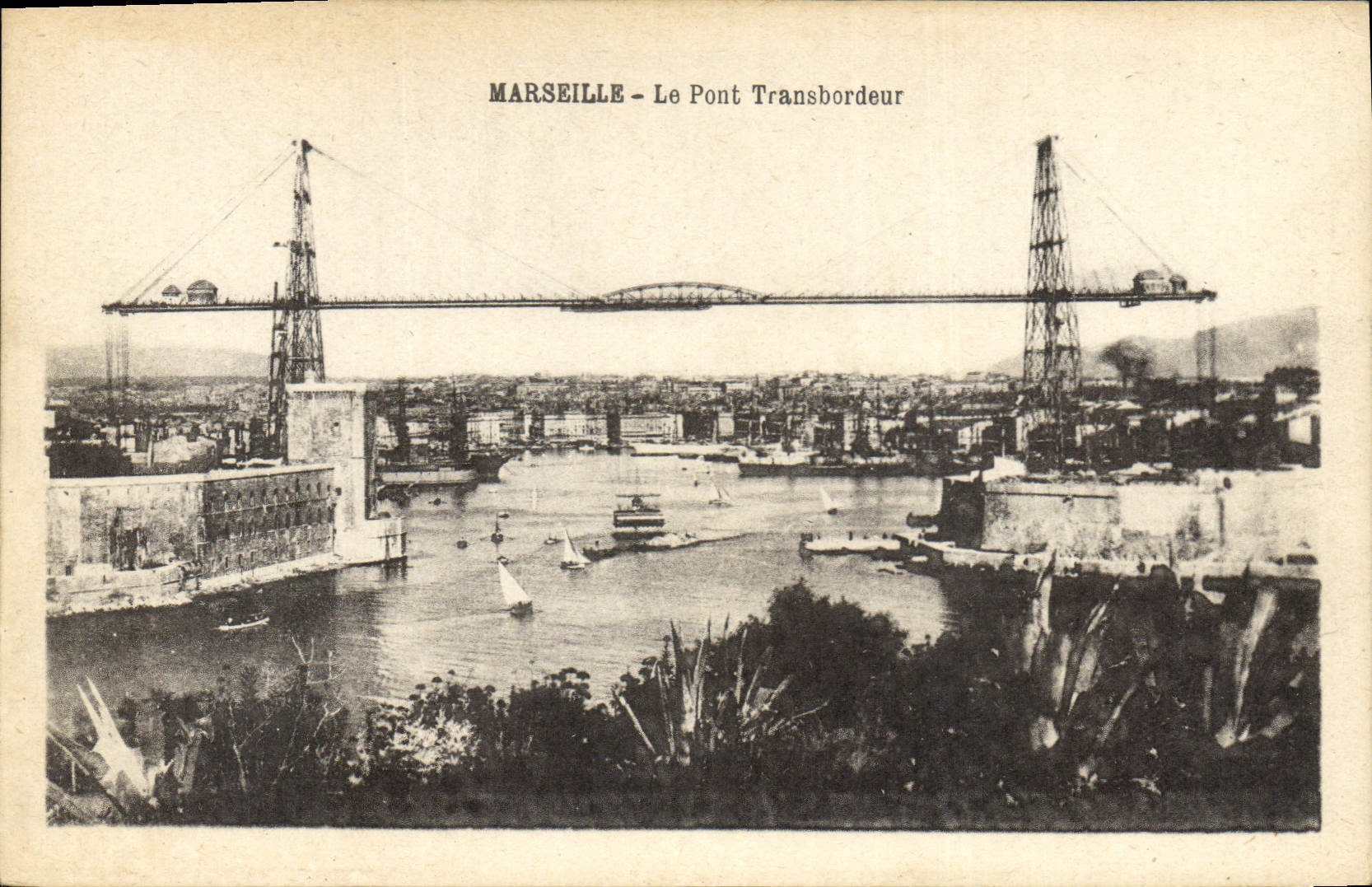 CPA Marseille Le Pont Transbordeur 