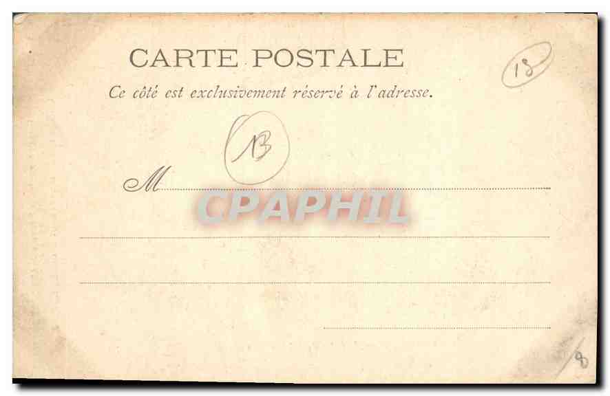 CPA Marseille N D de la Garde  — Rückseite