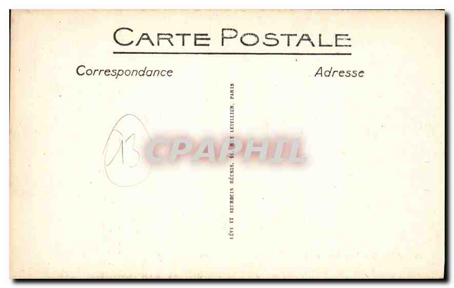 CPA Arles Vue d'ensemble des Ruines du Theatre antique  — Verso