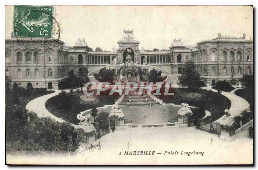 CPA Marseille Palais Longchamp 