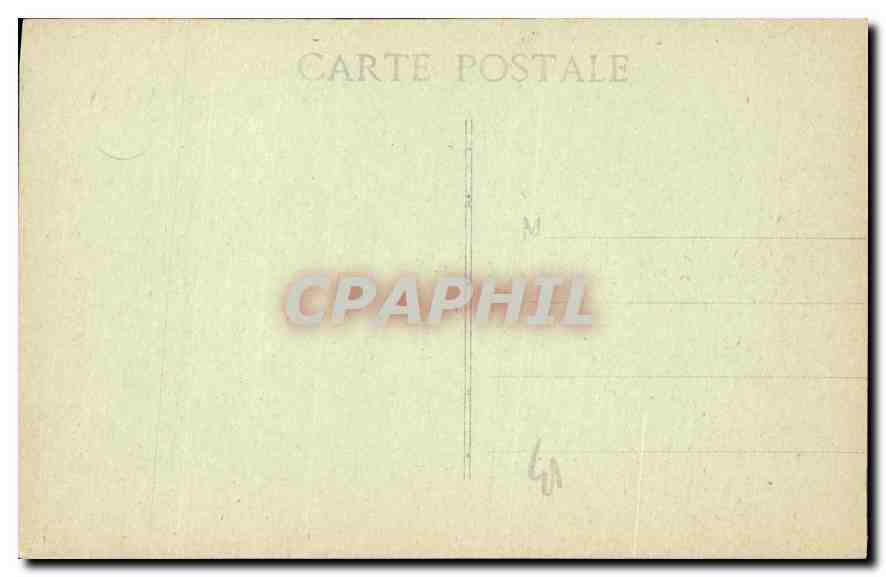 CPA Marseille Notre Dame de la Garde  — Rückseite