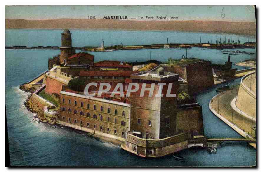 CPA Marseille Le Fort Saint Jean 