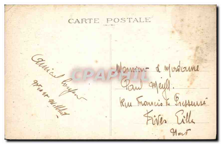 CPA Marseille Le Fort Saint Jean  — Rückseite