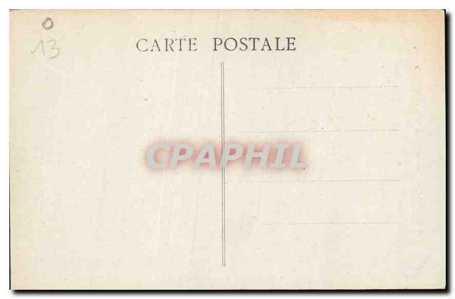 CPA Marseille Ascenseurs de N D de la Garde  — Rückseite