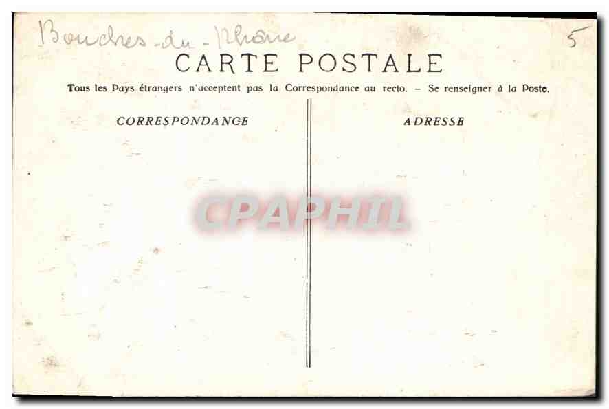 CPA Les Baux Pavillon de la Cour d'Amour  — Verso