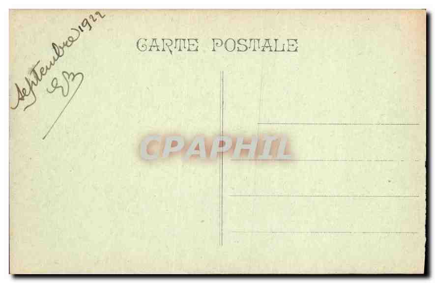 CPA Marseille la Porte d'Aix  — Verso