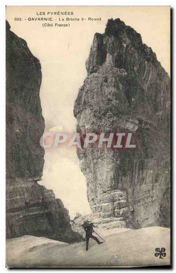 CPA Les Pyrenees Gavarnie La Breche Cote France 