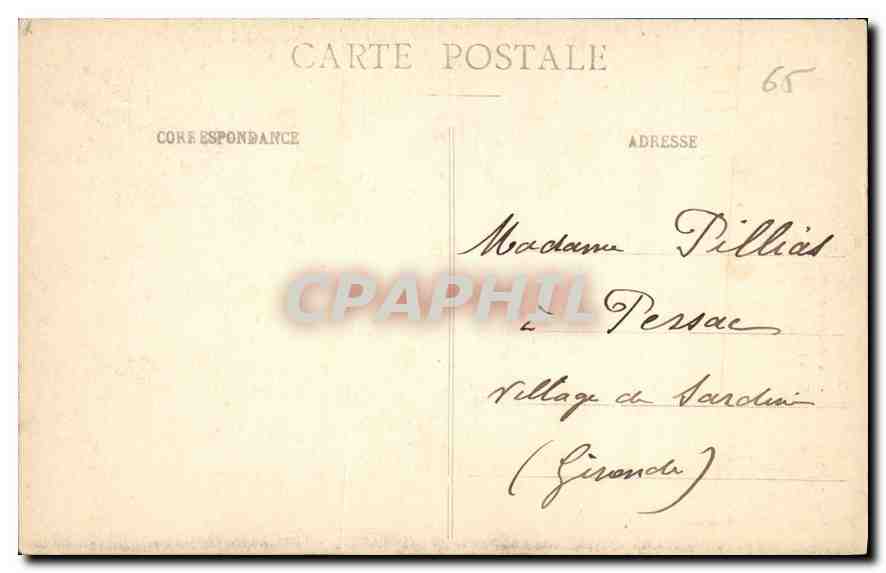CPA Les Pyrenees Gavarnie La Breche Cote France  — Verso