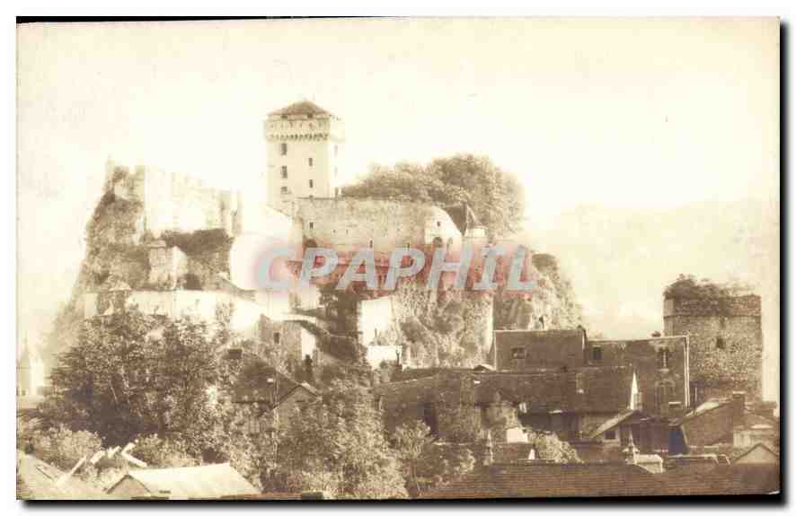 CPA Lourdes Hautes Pyrenees Le Chateau Fort 