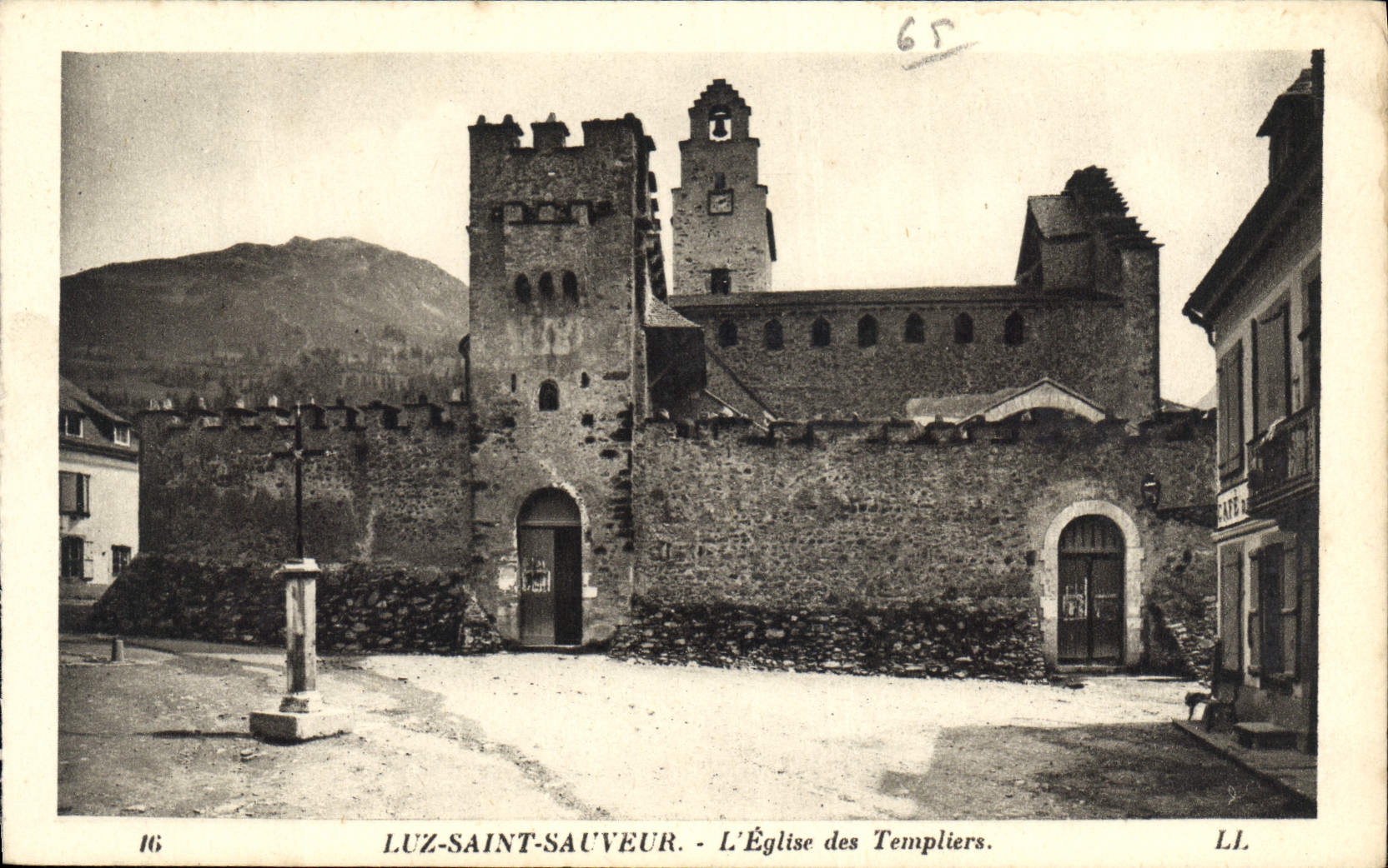 Luz-Saint-Sauveur — L'Église des Templiers — Éditeur LL. n°16