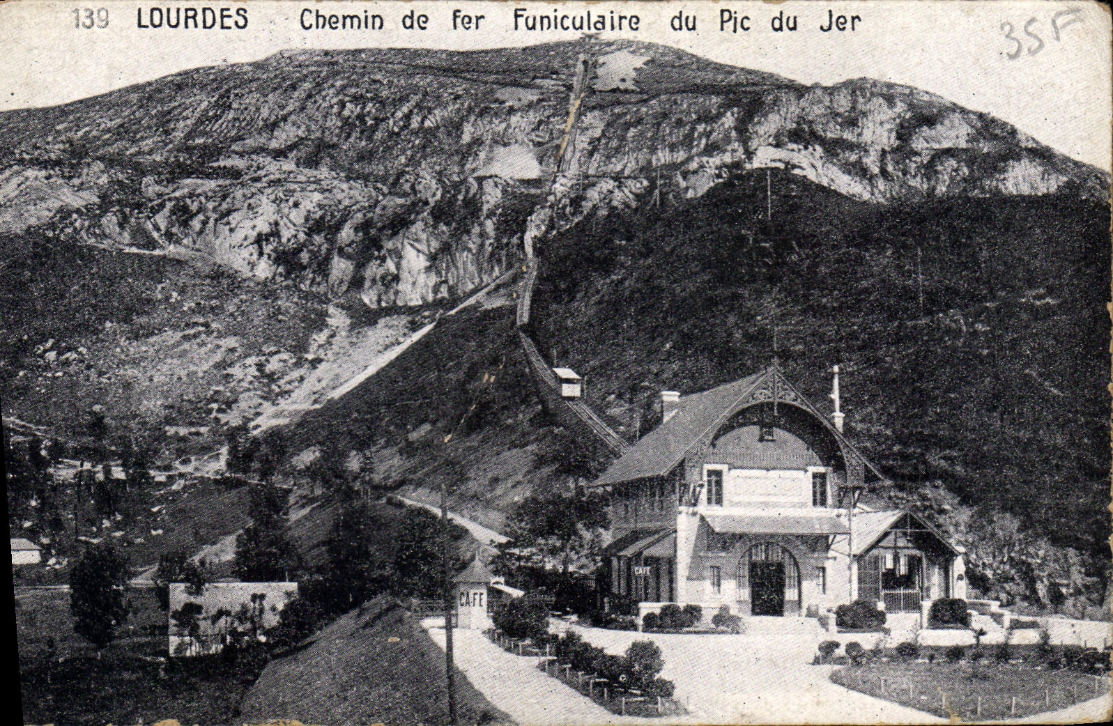 CPA Lourdes Chemin de fer Funiculaire du Pic du Jer 