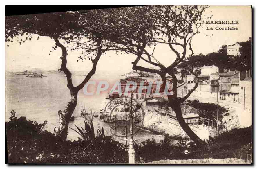 CPA Marseille La Corniche 